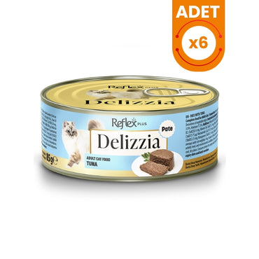 Reflex Plus Delizzia Kıyılmış Ton Balıklı Yetişkin Konserve Kedi Maması