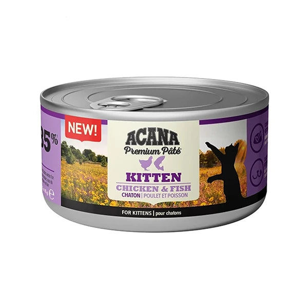 Acana Premium Pate Tavuklu ve Balıklı Yavru Konserve Kedi Maması
