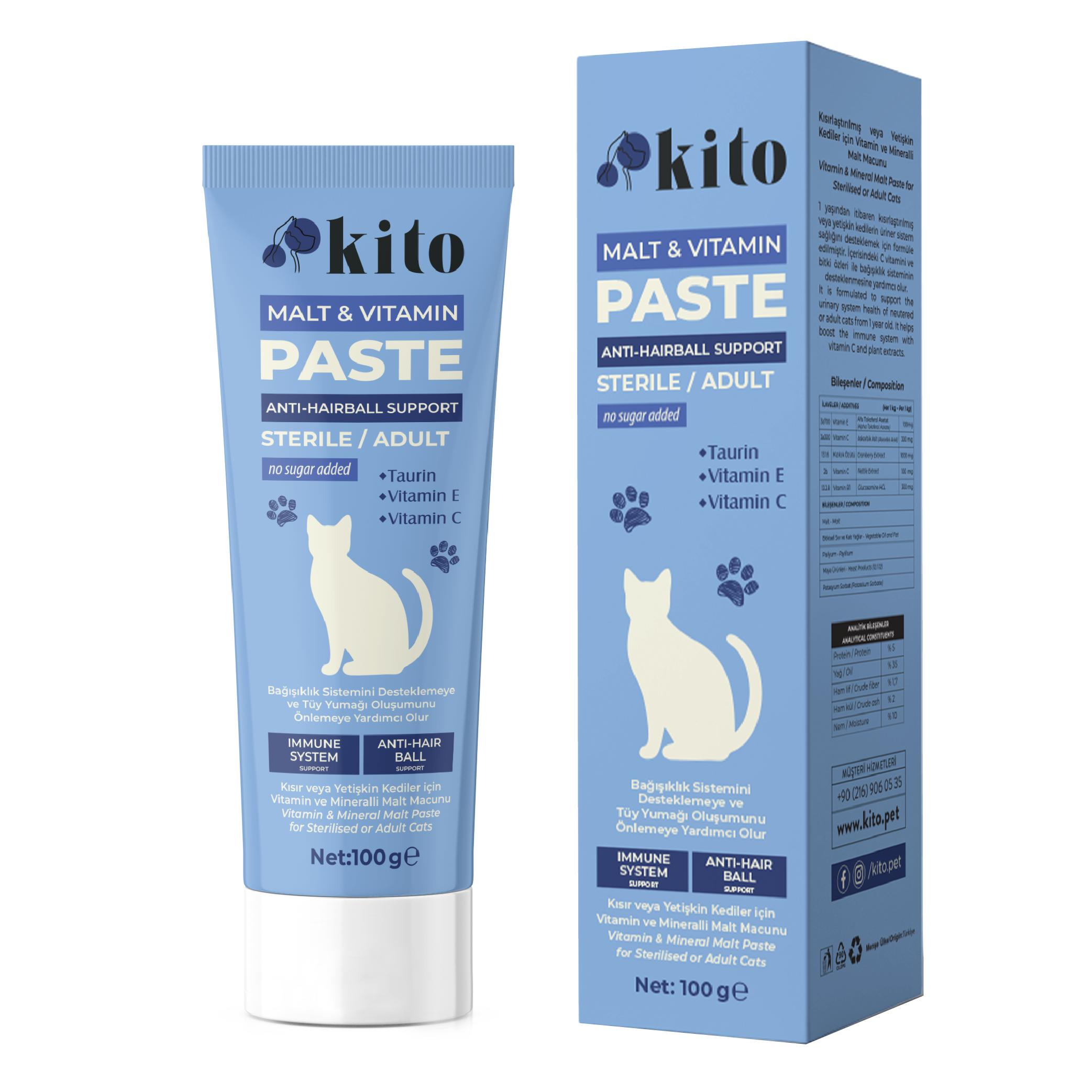 Kısır Kediler İçin Malt Macunu