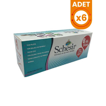Schesir Tavuk ve Kinoalı Yetişkin Konserve Kedi Maması