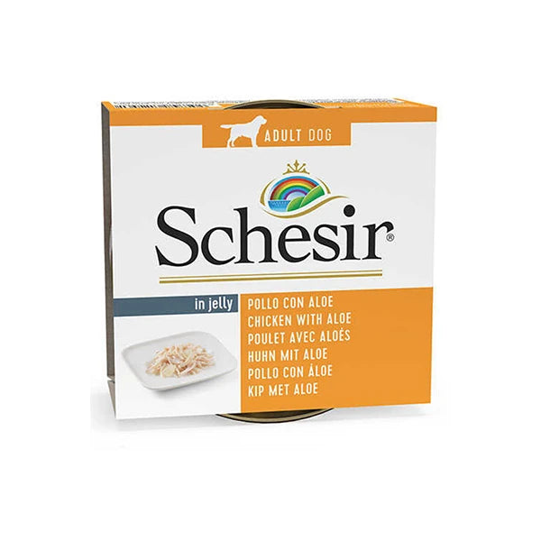 Schesir Jelly Puppy Aloe Vera ve Tavuklu Konserve Yavru Köpek Maması