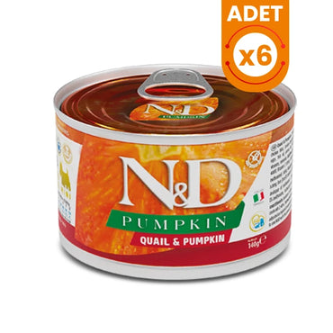N&D Pumpkin Bıldırcın ve Balkabaklı Mini Irk Konserve Yaş Köpek Maması