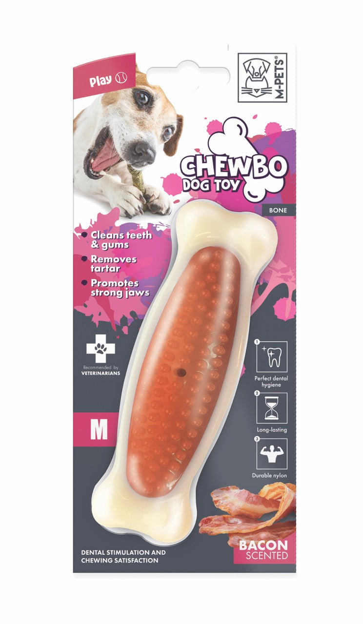 M-Pets Chewbo Dental Et Aromalı Kemik Köpek Oyuncağı
