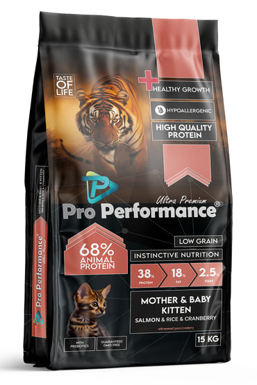 Pro Performance Mother&Baby Somonlu ve Pirinçli Anne ve Yavru Kedi Maması