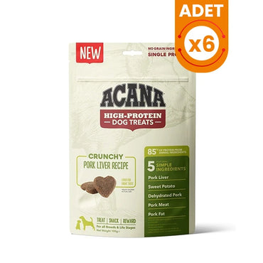 Acana Crunchy Yüksek Proteinli Domuz Etli Yetişkin Köpek Ödül Maması