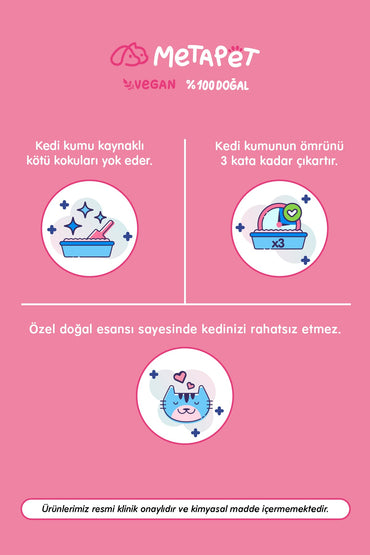 Kedi Kumu Ve Tuvaleti Koku Giderici, Doğal Bahar Idrar Ve Çişi Spreyi, Kokusuz Tuvalet Için, 400ml | SRC: Barcode: 8683941900398