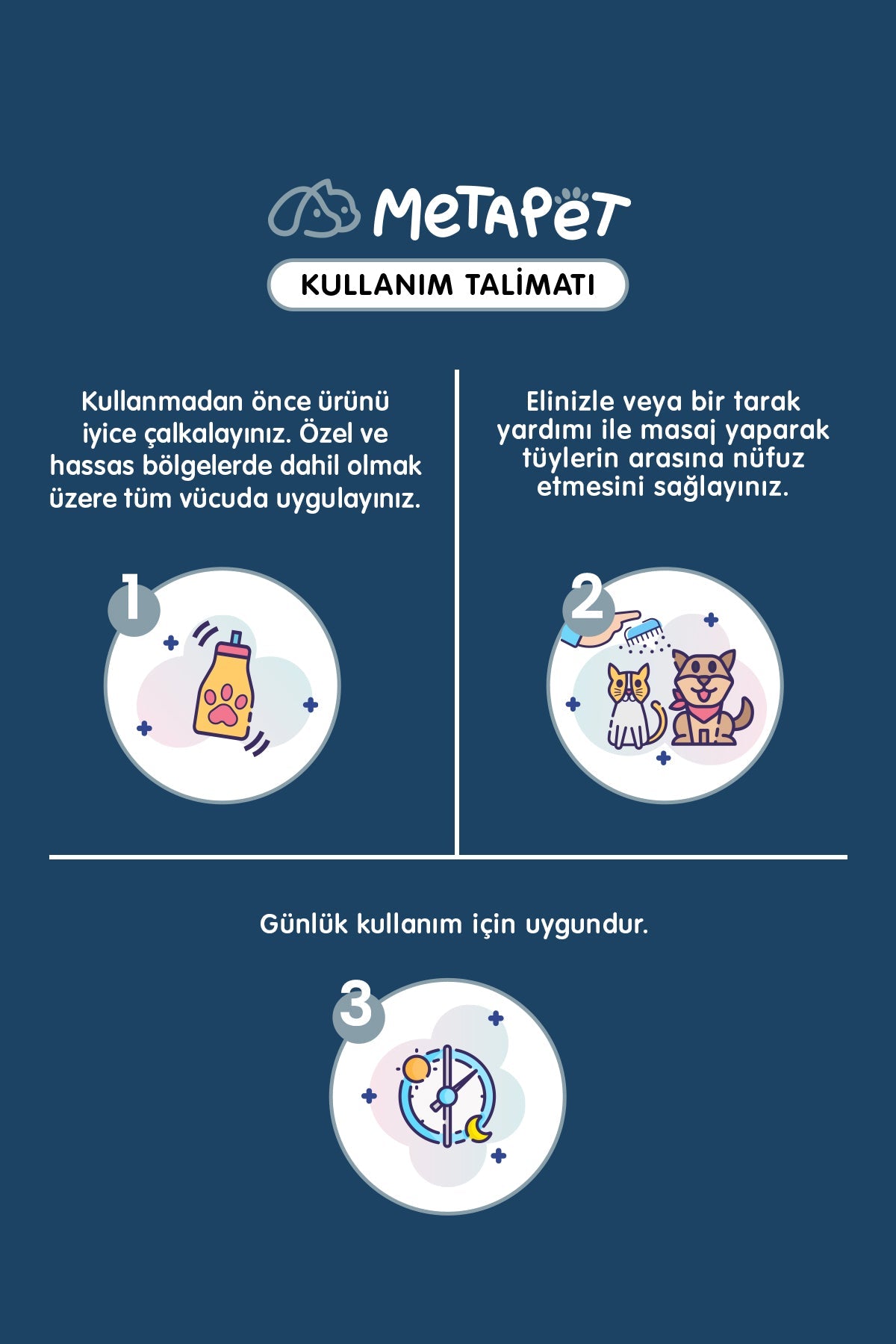 Evcil Hayvanlar için Nano Yoğun Bakım Spreyi, Kedi ve Köpekler Yara ve Cilt Sorunlarını Giderici Temizleme Solüsyonu, Tüy Sağlığı Destekleyici | SRC: Barcode: 8683941900626