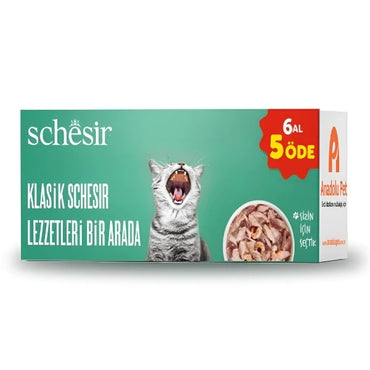 Schesir Klasik Lezzetler Yetişkin Konserve Kedi Maması