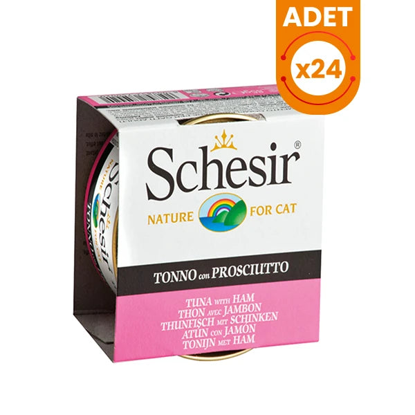 Schesir Ton Balık ve Jambonlu Jöleli Konserve Kedi Maması