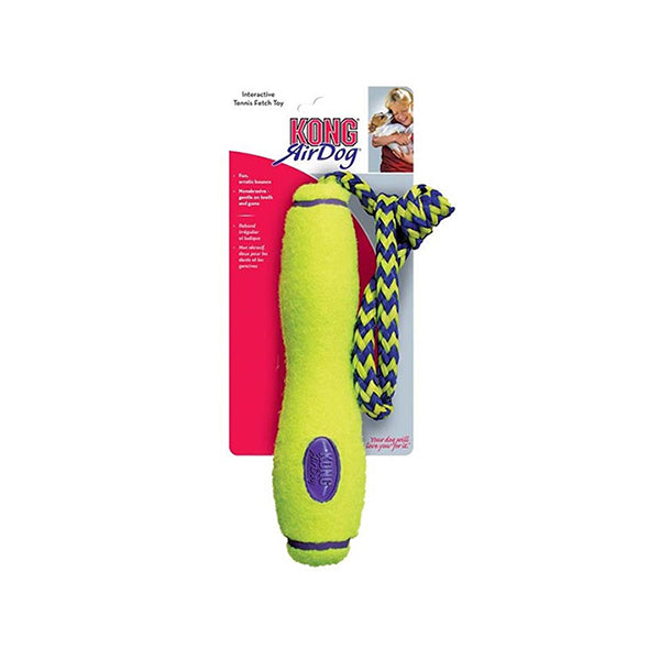 Kong Air Dog Fetch Stick İpli Sesli Tenis Topu Köpek Oyuncağı