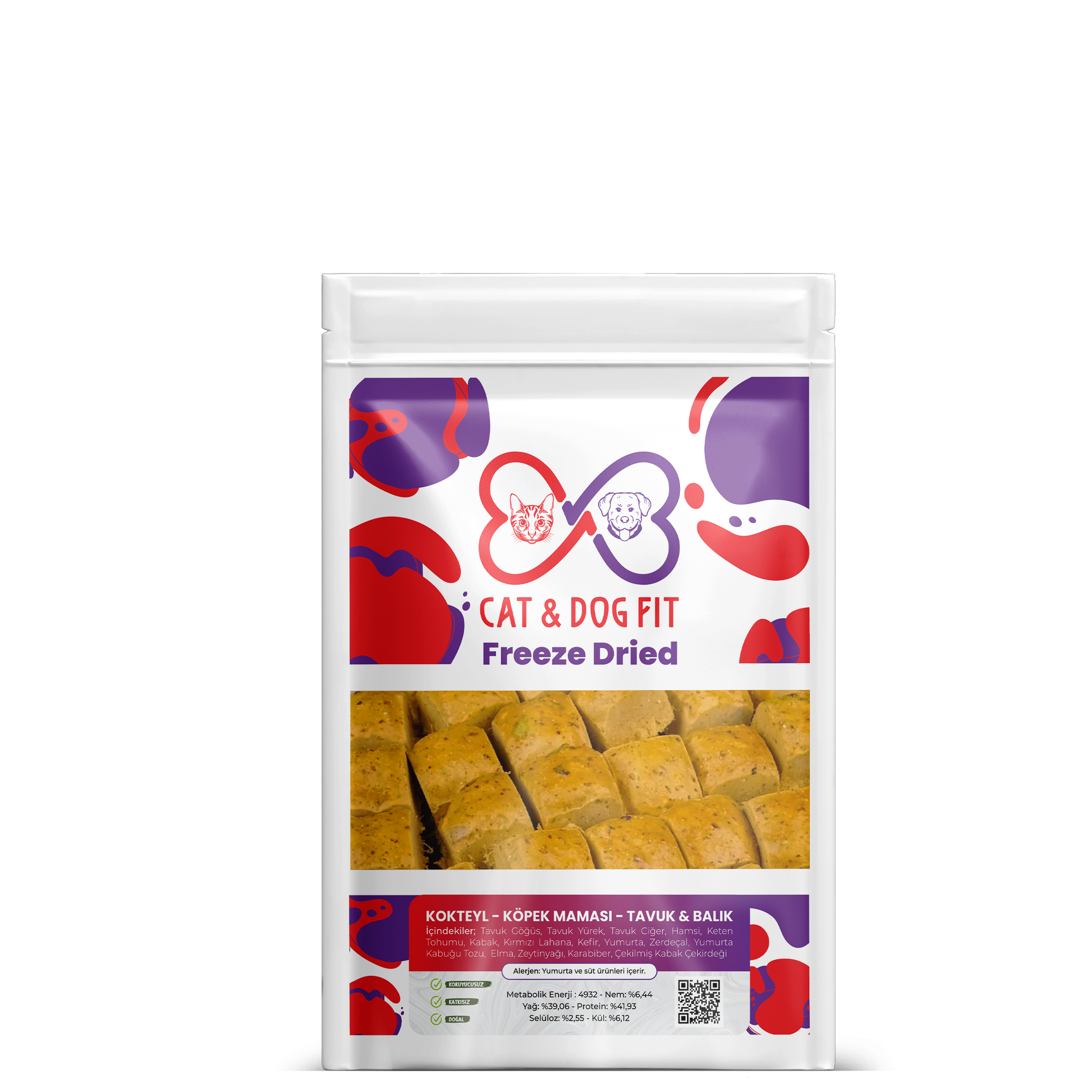 Freeze-Dried Kokteyl Köpek Maması Tavuk & Balık | SRC: SKU: freeze-dried-kokteyl-kopek-mamasi-tavuk-&-balik