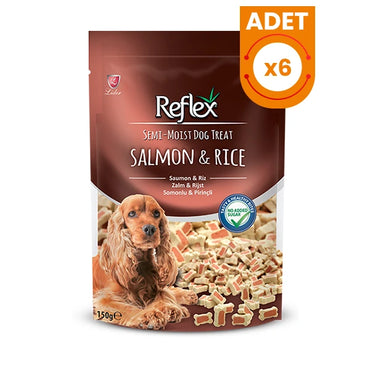 Reflex Semi Moist Somon ve Pirinç Kalpli Köpek Ödül Maması