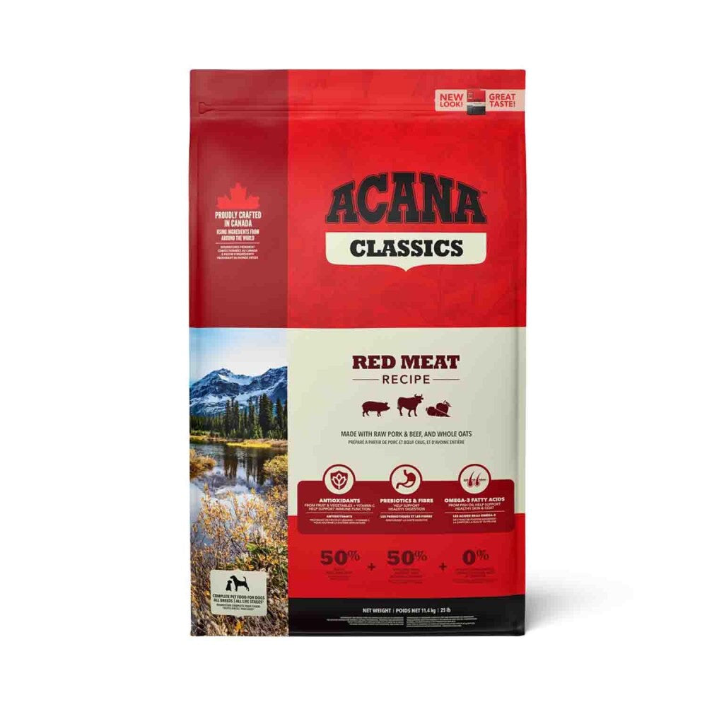 Acana Classic Red Meat Kuzulu Ve Sığır Etli Düşük Tahıllı Tüm Irk Ve Yaşam Evreleri İçin Köpek Maması 9.7 KG | SRC: Barcode: 0064992561123