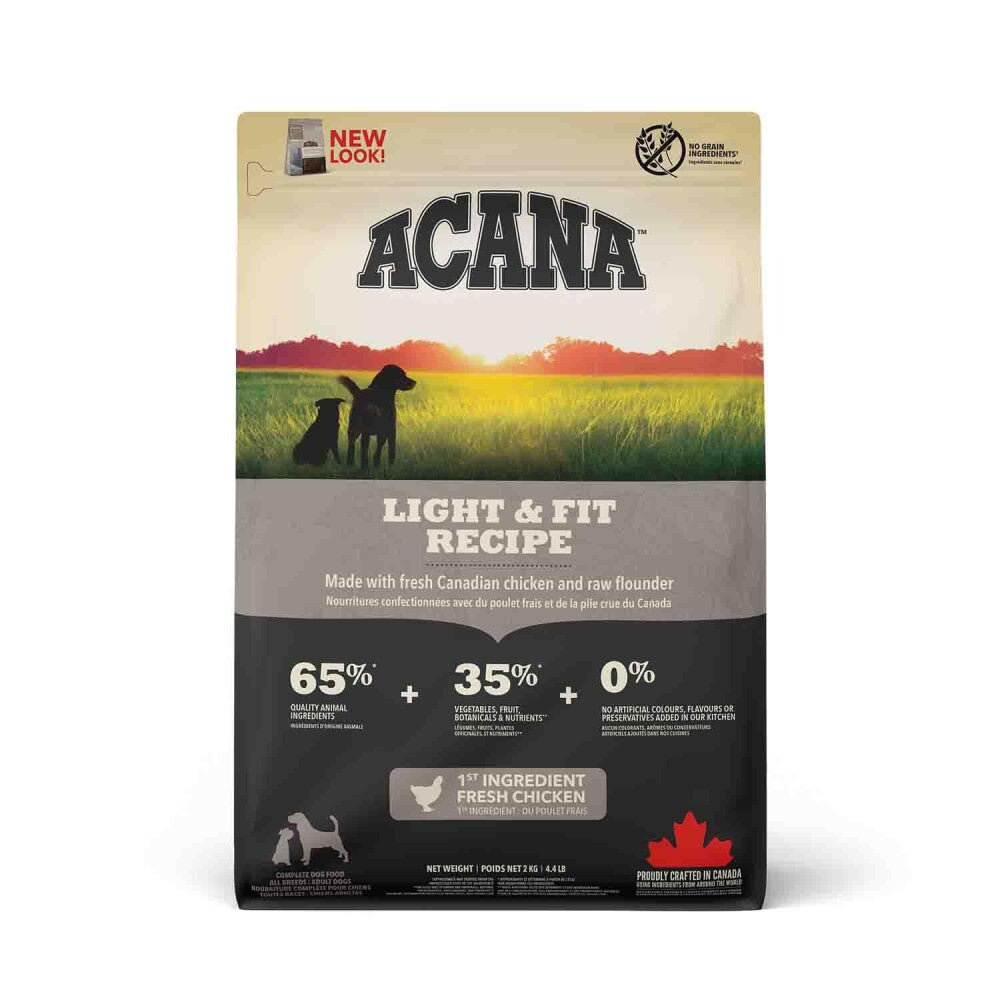 Acana Heritage Light Fit Tahılsız Diyet Fazla Kilolu Tüm Irk Ve Yaşam Evreleri İçin Köpek Maması 2 KG | SRC: Barcode: 064992512200