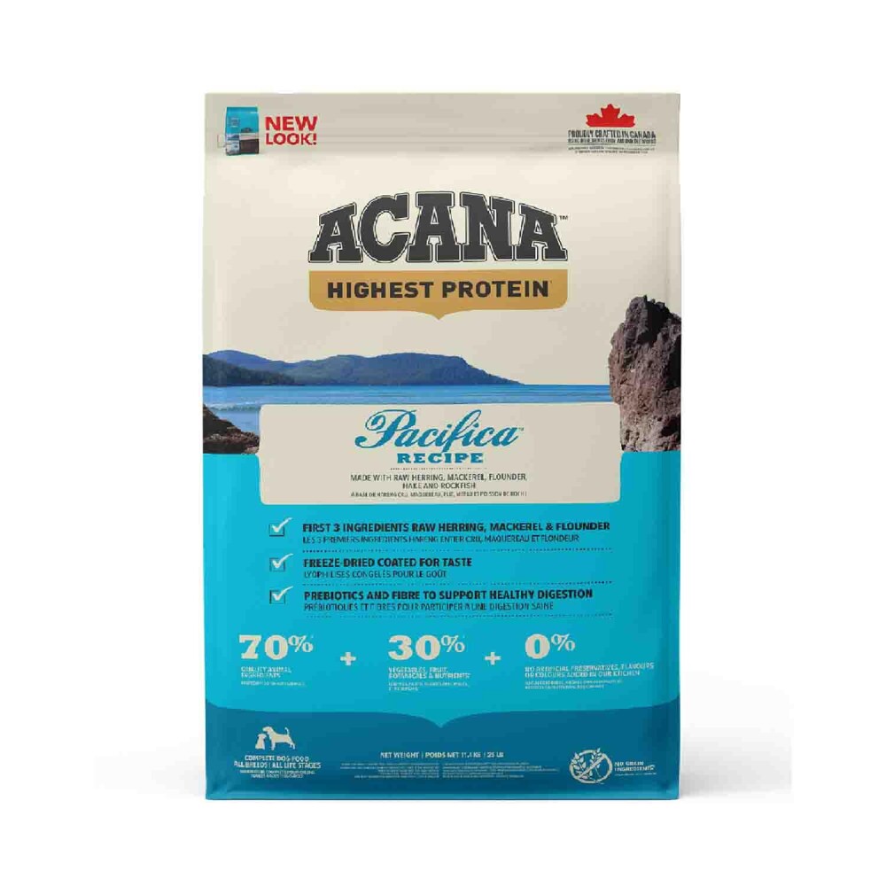 Acana Pacifica Balıklı Tahılsız Tüm Irk Ve Yaşam Evreleri İçin Köpek Maması 11.4 KG | SRC: Barcode: 064992541118