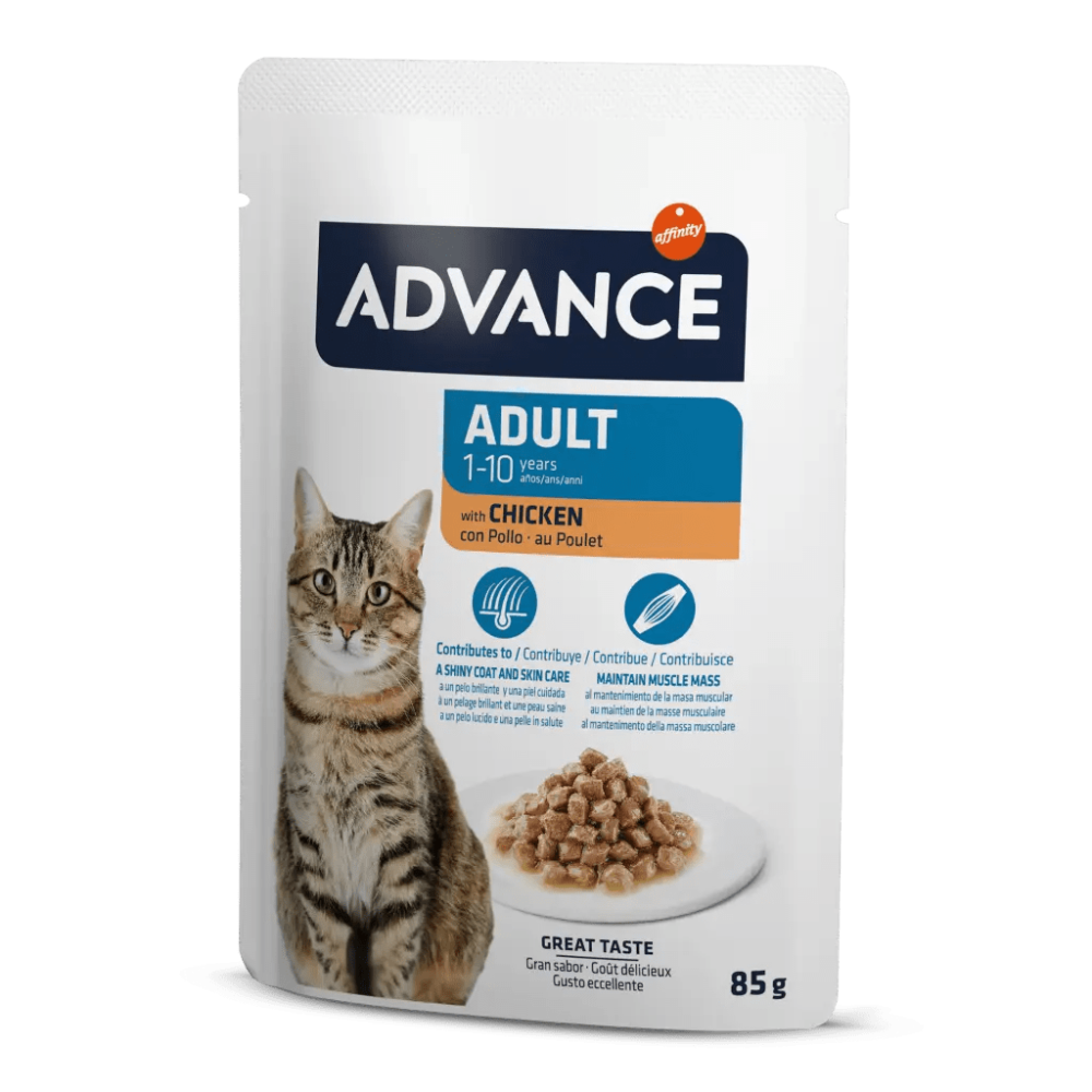 Advance Tavuklu Yetişkin Konserve Kedi Maması 85 GR | SRC: Barcode: 8410650564463