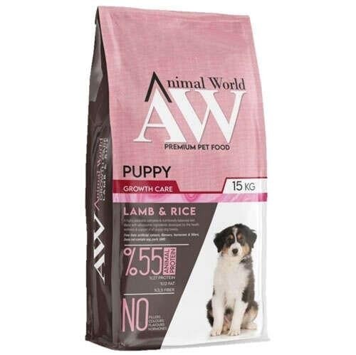 Animal World Kuzu Etli Yavru Köpek Maması 15 KG | SRC: Barcode: 8682328740893