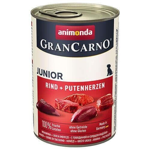 Animonda Gran Carno Junıor Hindili Sığır Etli Yavru Köpek Konservesi 400 GR | SRC: Barcode: 4017721824743