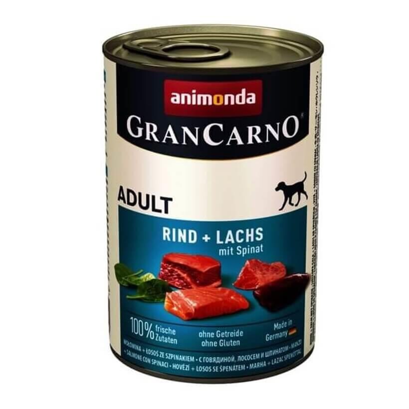 Animonda Gran Carno Sığır Etli Ispanaklı Yetişkin Köpek Konservesi 400 GR | SRC: Barcode: 4017721824767