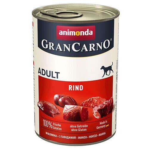Animonda Gran Carno Sığır Etli Yetişkin Köpek Konservesi 400 GR | SRC: Barcode: 4017721827355