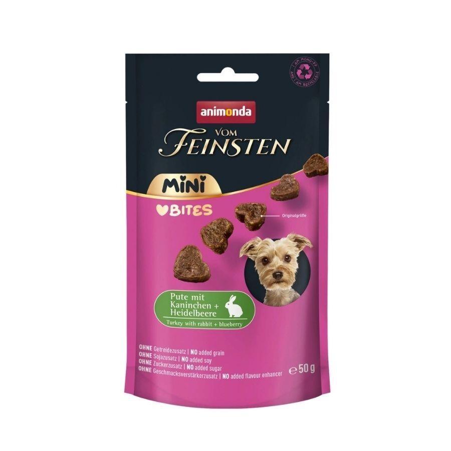 Animonda Vom Feinsten Hindi Ve Tavşan Etli Mini Irk Yetişkin Köpek Ödül Maması 50 GR | SRC: Barcode: 4017721828611