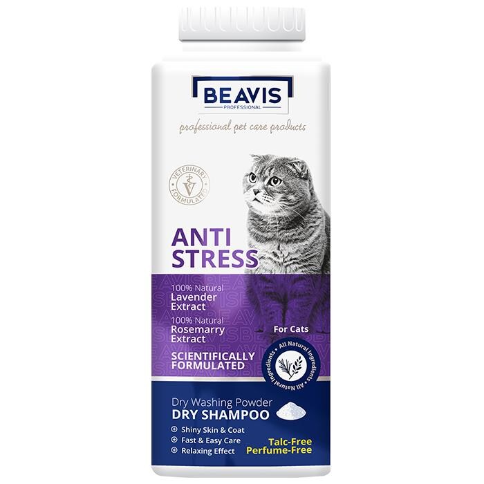 Beavis Anti Stress Kediler İçin Rahatlatıcı Kuru Toz Şampuan 150 GR | SRC: Barcode: 8681299607976