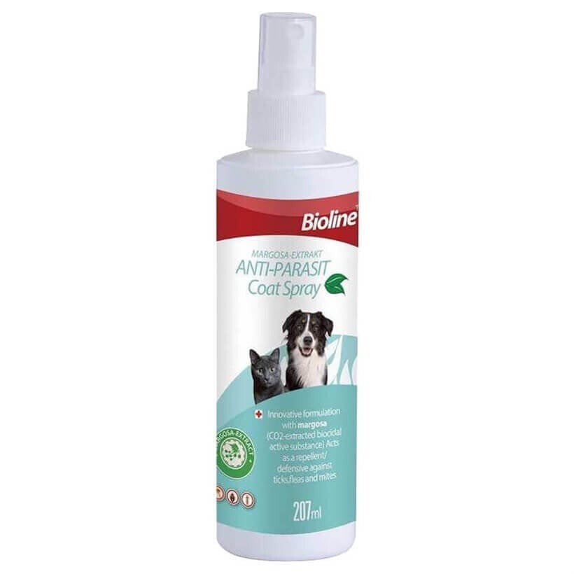 Bioline Kedi Ve Köpek Parazit Uzaklaştırıcı Bitkisel Sprey 200 ML | SRC: Barcode: 6970117122008