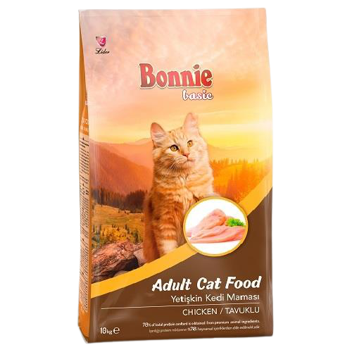 Bonnie Tavuklu Yetişkin Kedi Maması 10 KG | SRC: Barcode: 8698995028554