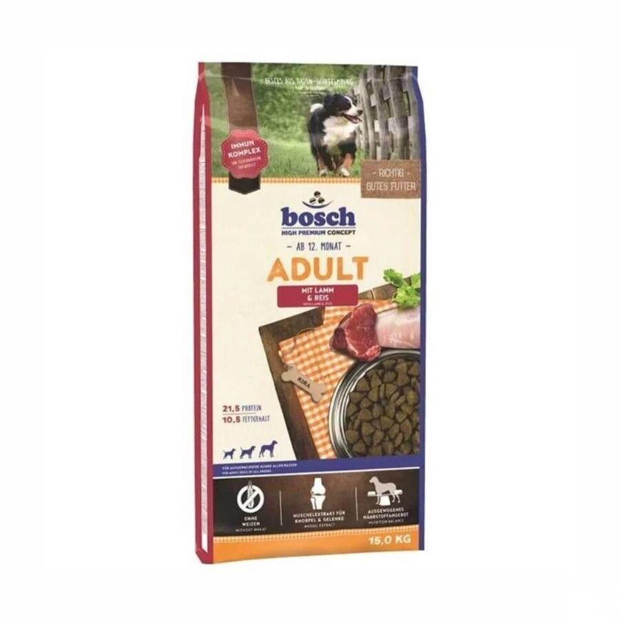Bosch Adult Kuzu Etli Ve Pirinçli Yetişkin Köpek Maması 15 KG | SRC: Barcode: 4015598013215