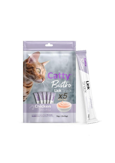Catty Bistro Tavuklu Kısır Kedi Krema Ödülü 5 X 14 GR | SRC: Barcode: 8680542872468