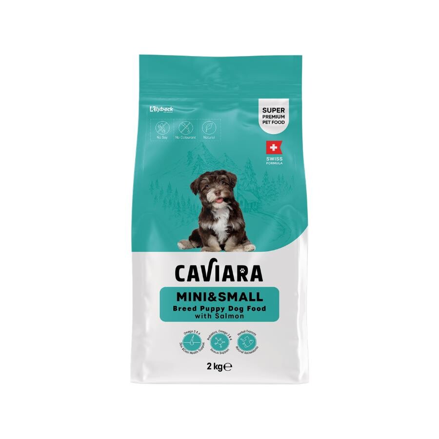 Caviara Somonlu Mini Ve Küçük Irk Yavru Köpek Maması 2 KG | SRC: Barcode: 7640297841080