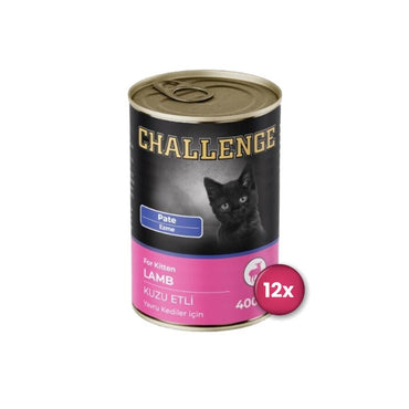Challenge Pate Kuzu Etli Yavru Kedi Konservesi 400 GR 12 ADET | SRC: Barcode: 8690286595769-12