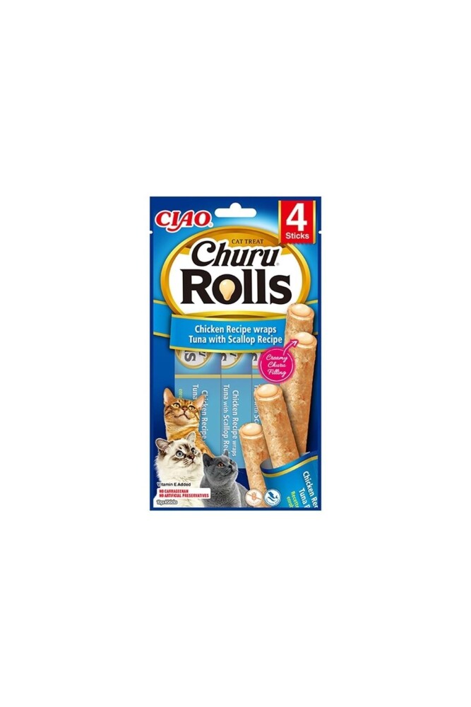 Ciao Sticks Tavuk Sargılı Kedi Ödül Maması 4 X 10 GR | SRC: Barcode: 8859387700780