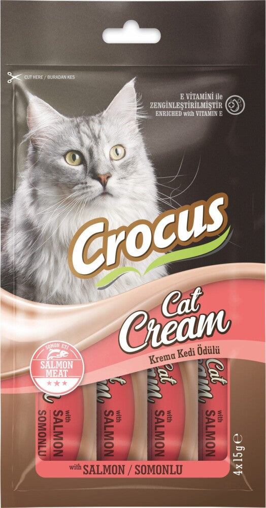 Crocus Somonlu Krema Kedi Ödülü 4 X 15 GR | SRC: Barcode: 8681085429850