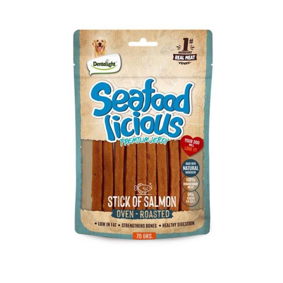 Dentalight Seafood Stick Somon Balıklı Köpek Ödül Çubuğu 70 GR | SRC: Barcode: 6942133313517