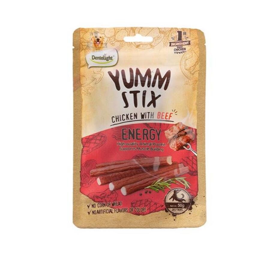 Dentalight Yumm Stick Energy Tavuklu Ve Sığır Etli Köpek Ödül Çubuğu 50 GR | SRC: Barcode: 6942133310820