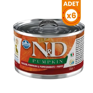 N&D Pumpkin Tavuklu ve Narlı Mini Irk Yavru Konserve Yaş Köpek Maması