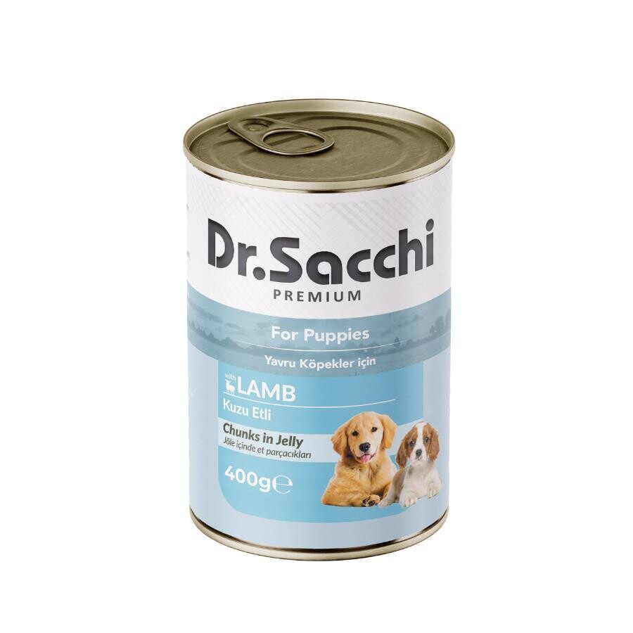 Dr. Sacchi Kuzu Etli Yavru Köpek Konservesi 400 GR | SRC: Barcode: 8690286598128