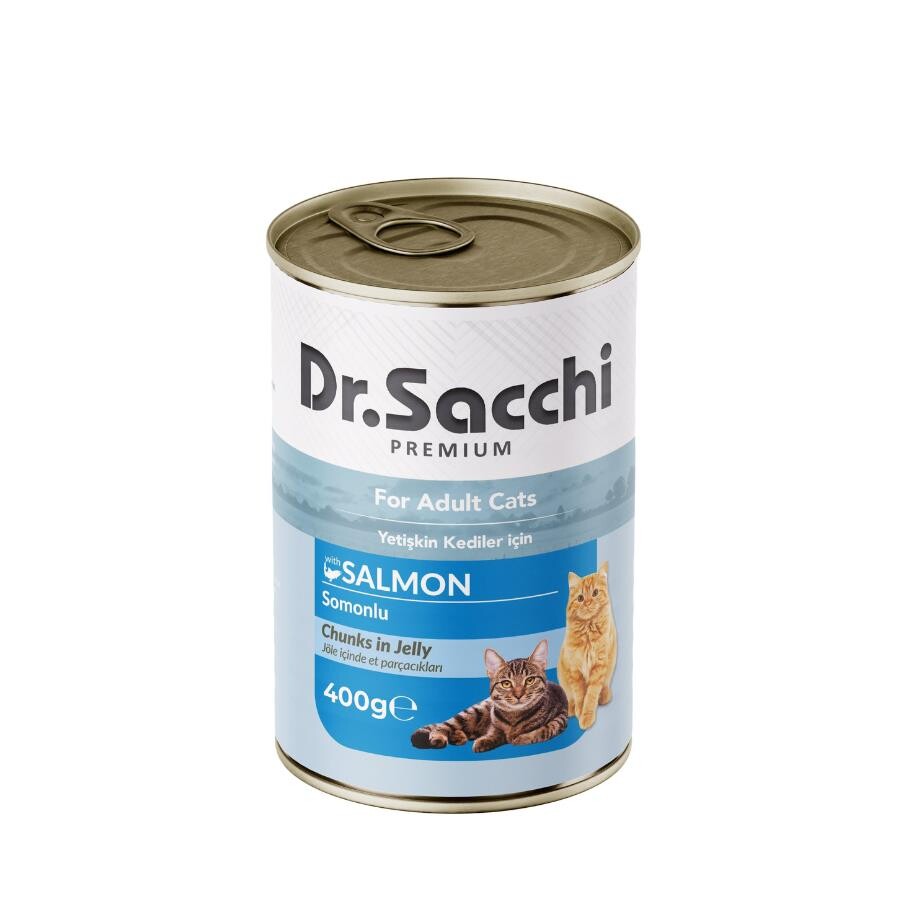Dr.sacchi Somonlu Kedi Konservesi 400 GR | SRC: Barcode: 8690286588570