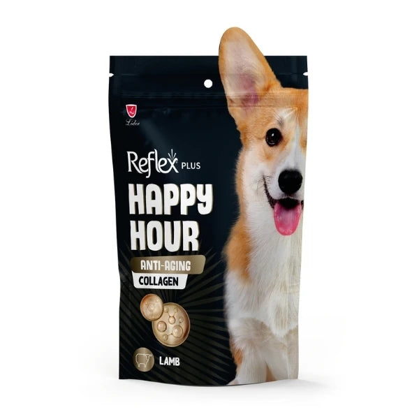 Reflex Plus Happy Hour Anti-Aging Collagen Kuzu Etli Yetişkin Köpek Ödül Maması