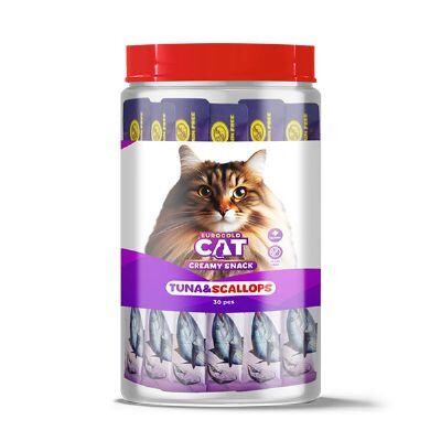 Eurogold Cat Sıvı Kedi Ödülü Ton Balığı Ve Deniz Taraklı 30X15 GR | SRC: Barcode: 8681144151692