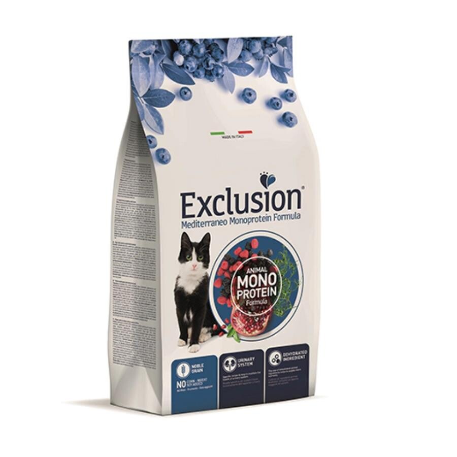 Exclusion Monoprotein Tavuklu Narlı Ve Yaban Mersinli Düşük Tahıllı Yavru Kedi Maması 12 KG | SRC: Barcode: 8011259004185