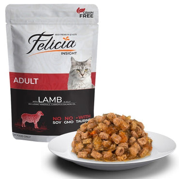 Felicia Pouch Kuzulu Tahılsız Yetişkin Kedi Konservesi 85 GR TEKLI | SRC: Barcode: 8682631200077