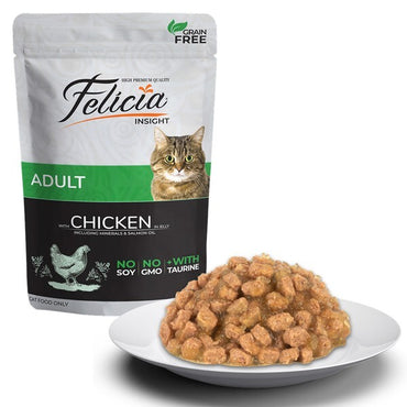 Felicia Pouch Tavuklu Tahılsız Yetişkin Kedi Konservesi 85 GR TEKLI | SRC: Barcode: 8682631200053