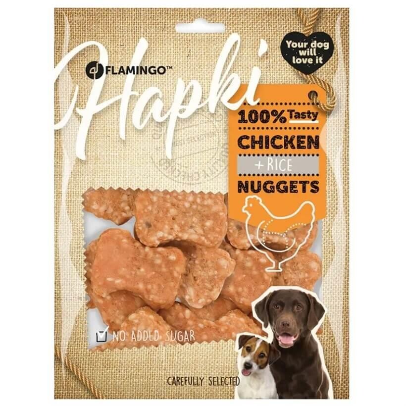 Flamingo Hapki Tavuklu Nugget Köpek Ödül Maması 85 GR | SRC: Barcode: 5400274994152