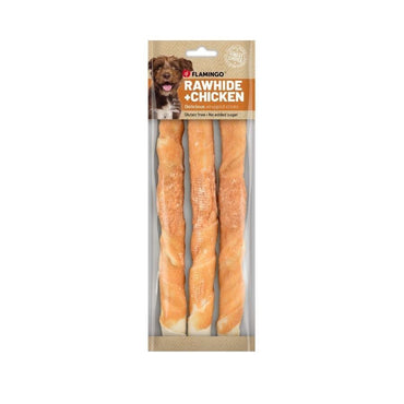 Flamingo Rhide Tavuk Sargılı Kemik Köpek Ödülü 240 GR 25 CM | SRC: Barcode: 5400585129571