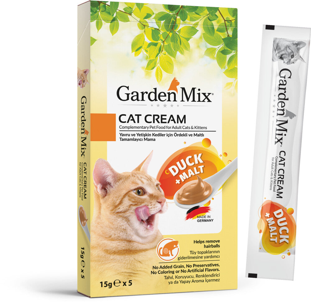 Garden Mix Kedi Kreması Ördek Malt 15 GR 5 ADET | SRC: Barcode: 8681085428693