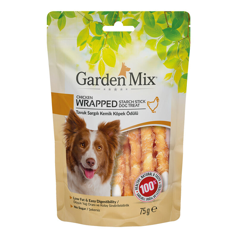 Garden Mix Tavuk Sargılı Kemik Köpek Ödülü 75 GR | SRC: Barcode: 8681085428846