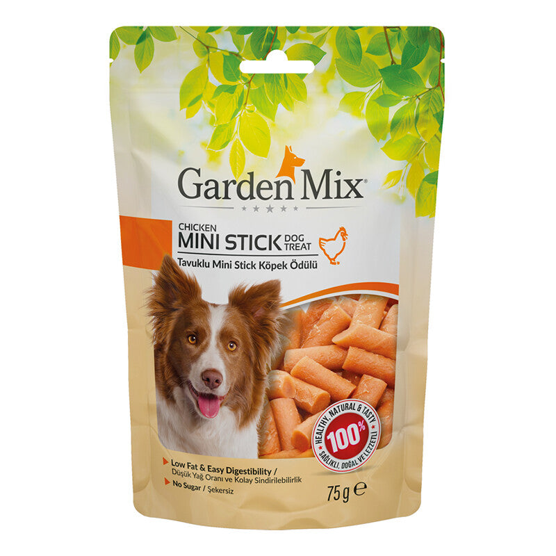 Garden Mix Tavuklu Mini Stick Köpek Ödülü 75 GR | SRC: Barcode: 8681085428815