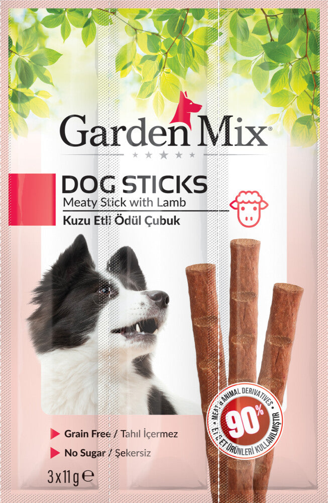 Garden Mix Kuzu Etli Köpek Stick Ödül 3 X 11 GR | SRC: Barcode: 8681085426439